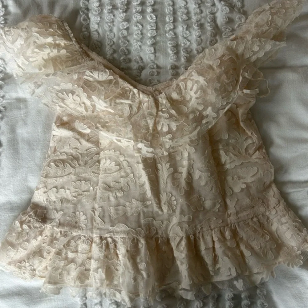 ANTHROPOLOGIE TEXTURED OFF THE SHOULDER TOP - Picture 8 of 14
